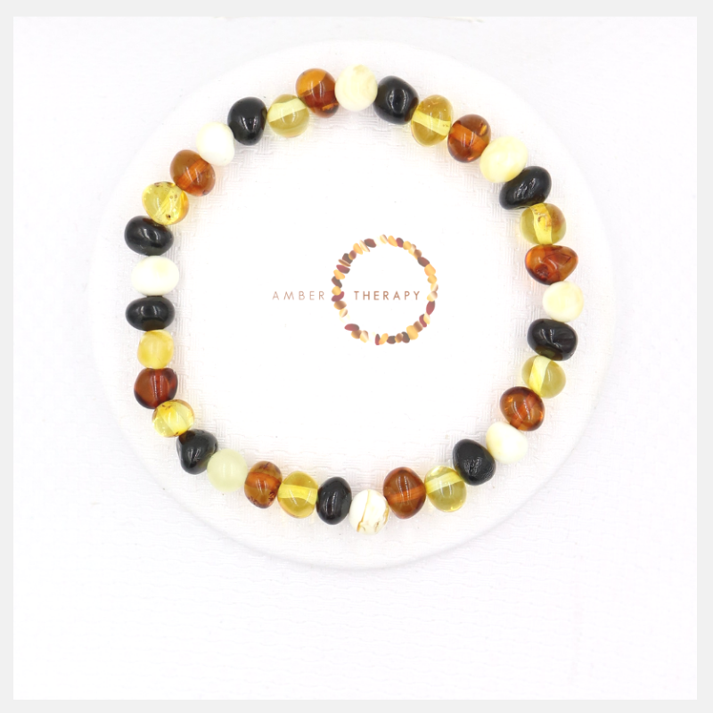 Adult Multi Amber Bracelet Amber Therapy