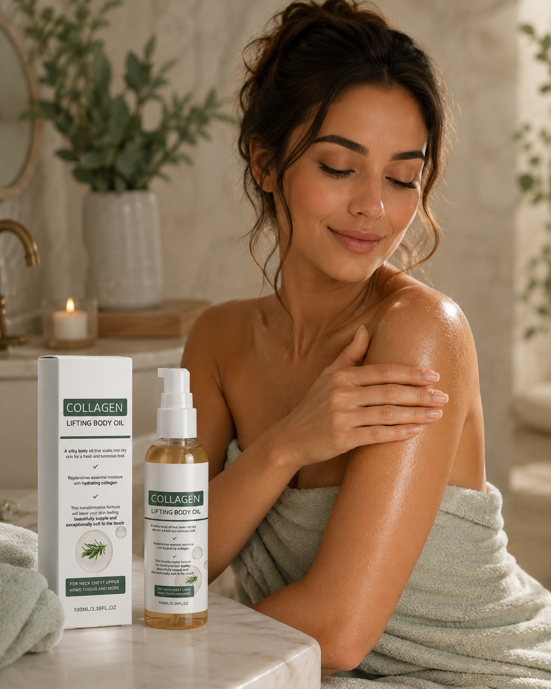 Body Firming Oil | Collagen Body Oil for Lifting, Tightening & Skin Nourishment