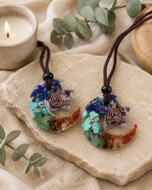 Meditation Seven Chakra Reiki Pendant