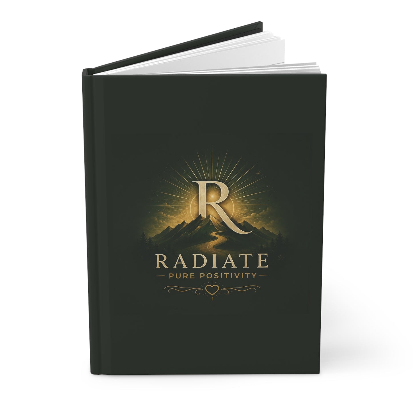 Rayonnez de pure positivité – Carnet et cahier mat à couverture rigide