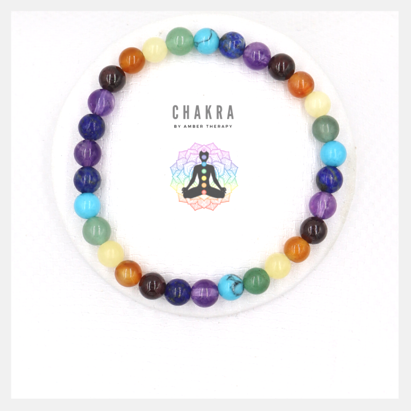 Chakra Crystal Bracelet | Semi-Precious Beaded Bracelet