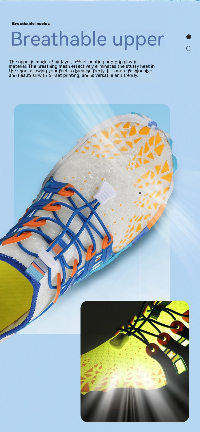 Chaussures de marche légères antidérapantes pour extérieur