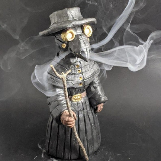 Mr. Crow Resin Backflow Incense Burner — Gothic Crow Ornament
