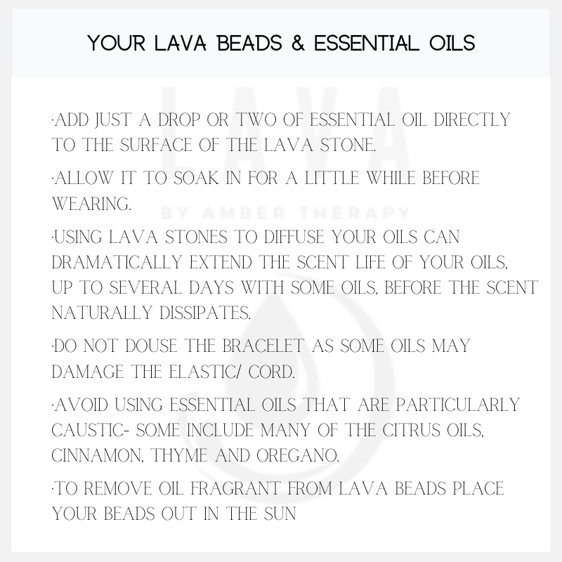 Lava Stone Anklet | Aromatherapy Beaded Anklet