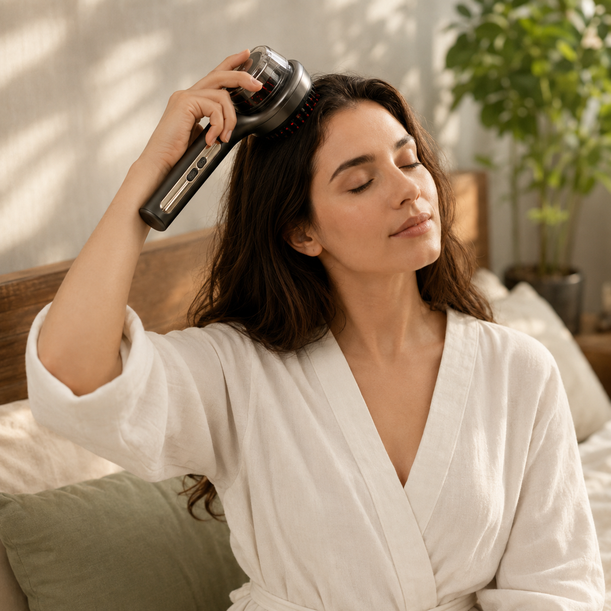 Electric Hair Growth Device | Red Light Scalp Stimulator & Massage Comb