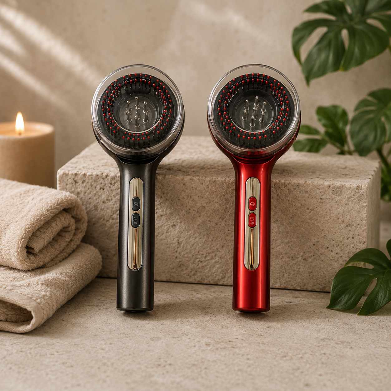 Electric Hair Growth Device | Red Light Scalp Stimulator & Massage Comb