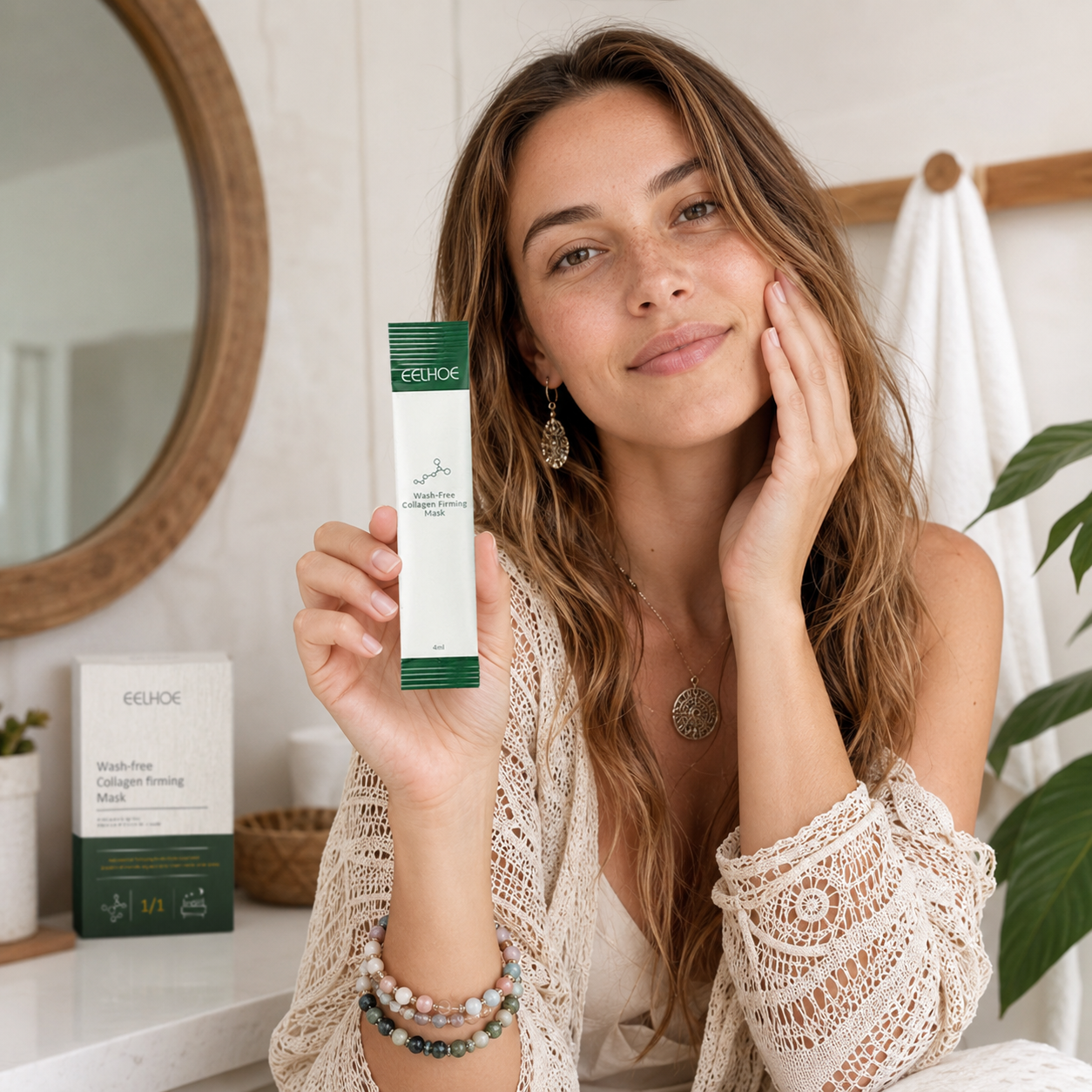 Collagen Sleeping Mask | Firming Collagen Sleeping Film for Soft, Plump Skin