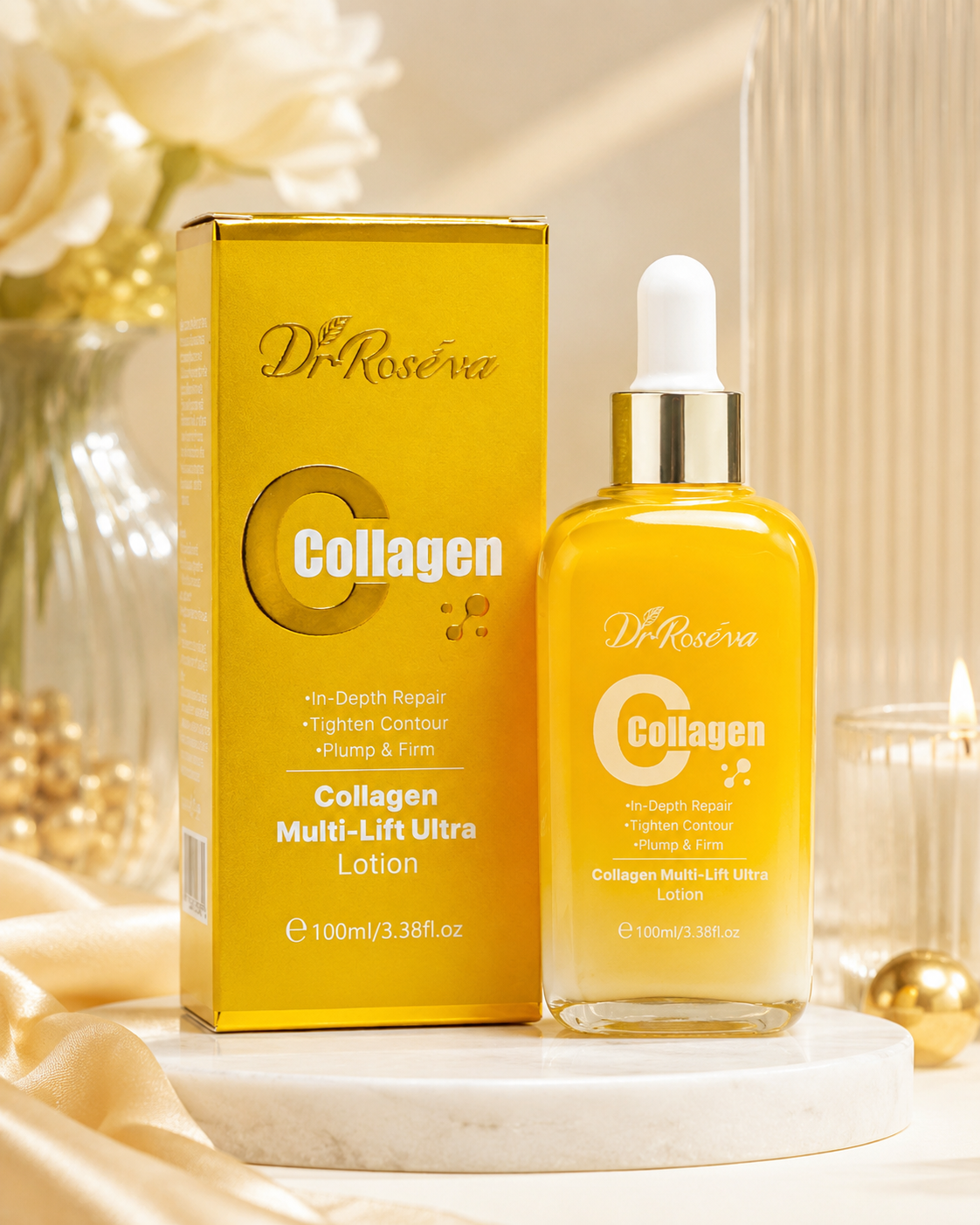 Collagen Skin Care Set | Hydrating Serum, Exfoliating & Anti-Wrinkle 7-Piece Routine