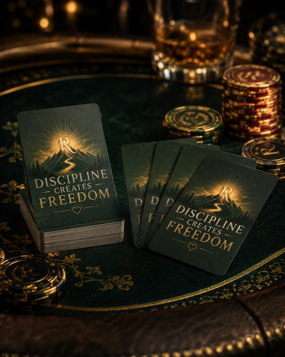 Disciplined Poker Playing Cards |