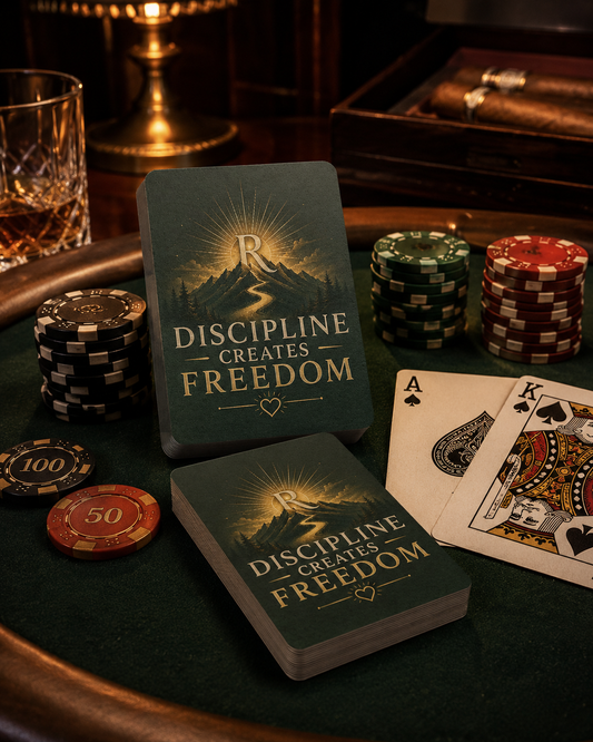 Disciplined Poker Playing Cards |