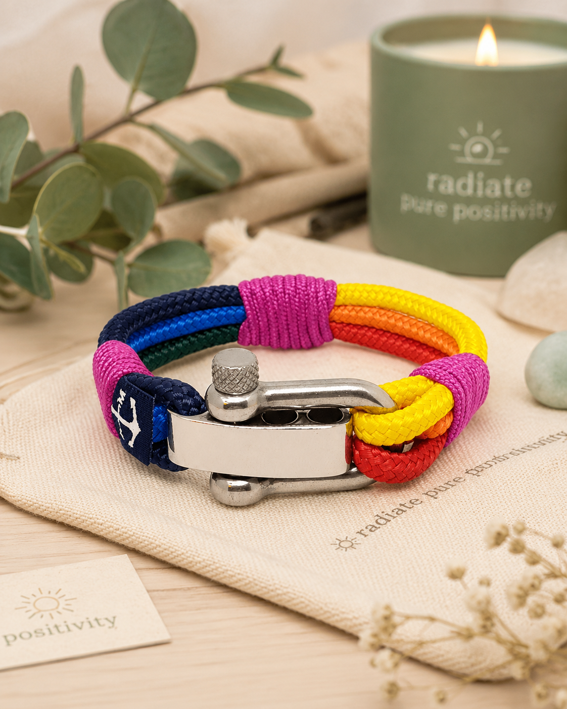 Chakra Nautical Rope Bracelet | Handmade Sailing Bracelet