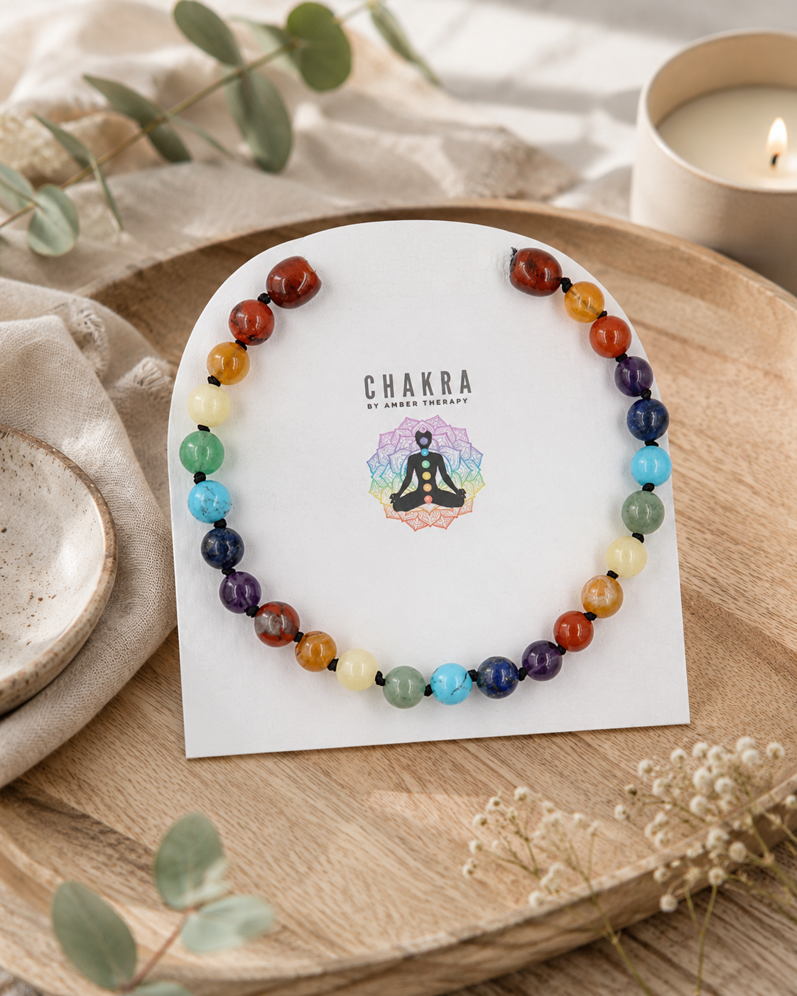 Chakra Crystal Bracelet | Semi-Precious Beaded Bracelet