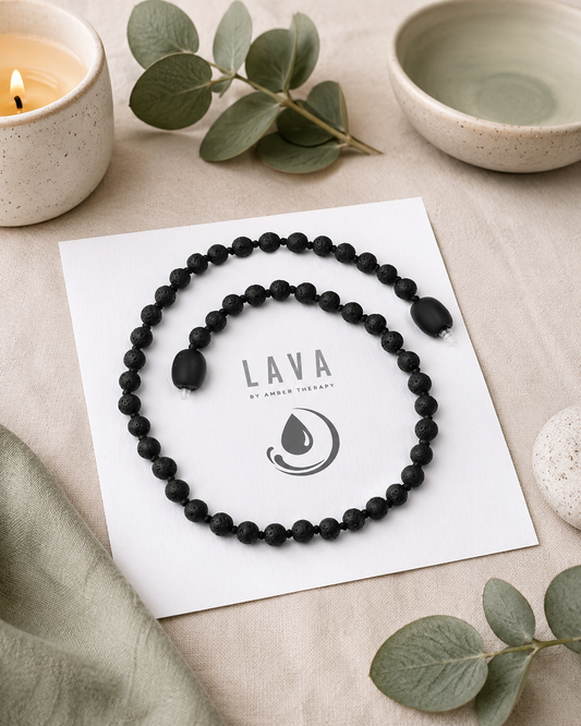 Lava Stone Anklet | Aromatherapy Beaded Anklet