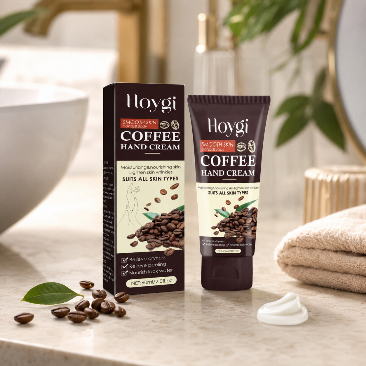 Coffee Hand Cream – Nourish, Repair & Soften 60ml