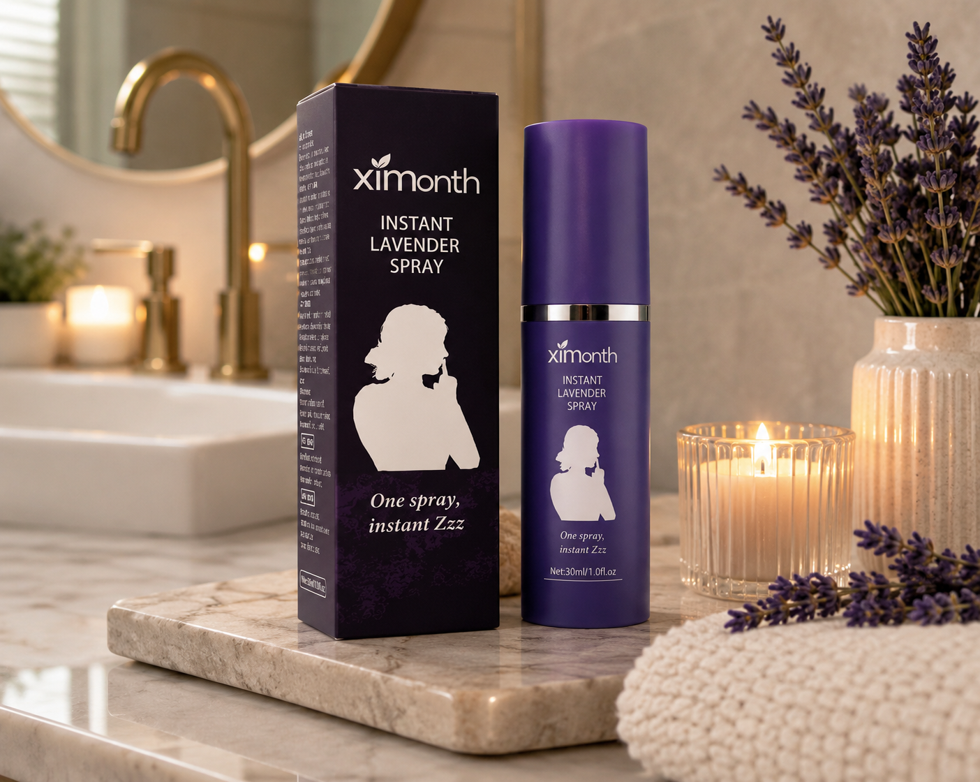 Lavender Sleep Spray – Travel Pillow Mist 30ml