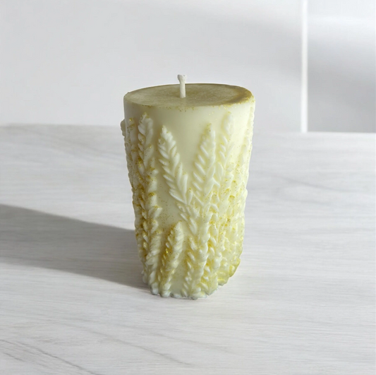 Golden Bloom Candle