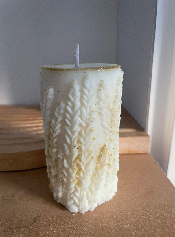 Golden Bloom Candle