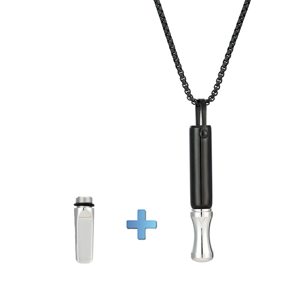 Collier de respiration pour l'aromathérapie – Pendentif anti-stress pleine conscience