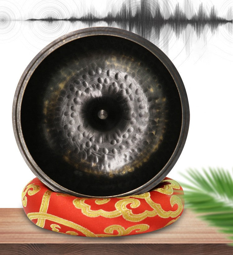 Klangschale aus Schwarzgold-Kupfer – Yoga- und Meditations-Klangtherapie