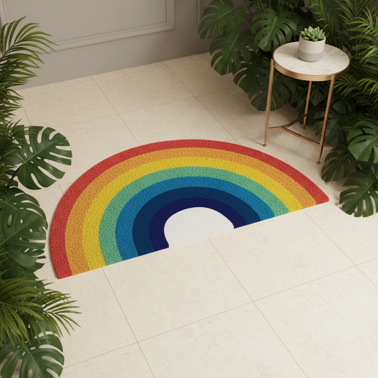 Rainbow Doormat — Branded Lifestyle Background